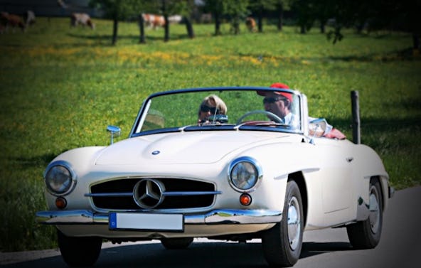Oldtimer fahren für 2 Mercedes Benz 190 SL München