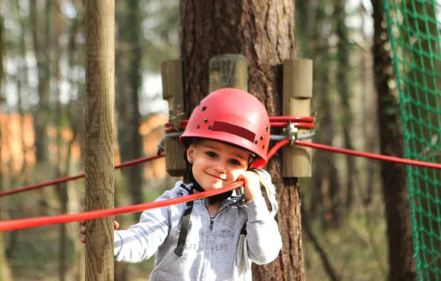 Kletterparcours im Waldseilgarten Beelitz - 7