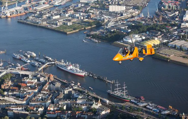Tragschrauber-Rundflug Hamburg (60 Min.) - 5