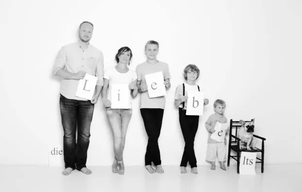 Familien Fotoshooting Dresden für 7 - 6