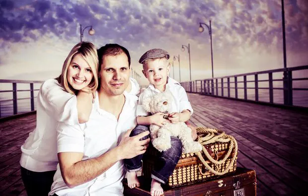 Familien Fotoshooting Berlin für 7 - 7