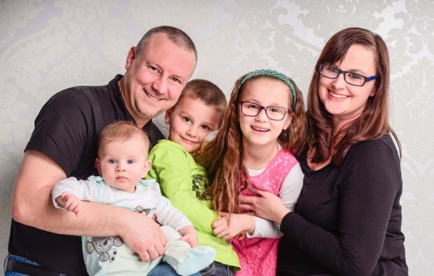 Familien Fotoshooting Ostfildern für 7 - 5