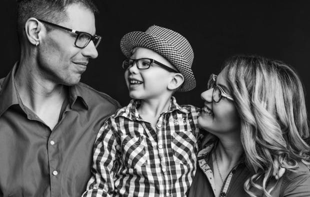 Familien Fotoshooting Ostfildern für 7 - 8