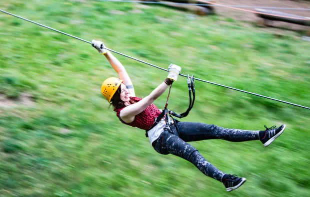 Kletterparcours im Waldseilgarten Strausberg - 10