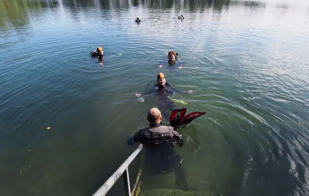 Tauchschnupperkurs im Elisabethen See Worms - 11