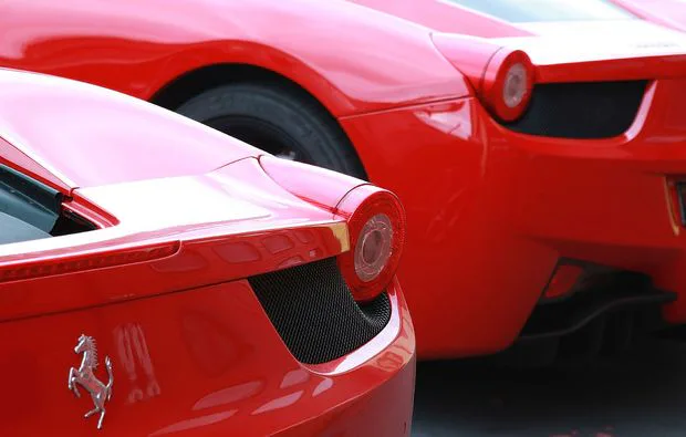 Ferrari F458 fahren auf der Rennstrecke bei Turin (1 Runde) - 6