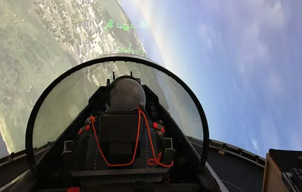 Flugsimulator Mirage 5F Kampfjet München - 7