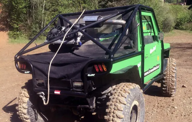 Mercedes Puch G offroad fahren in Voitsberg - 5