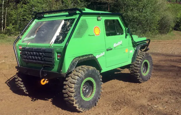 Mercedes Puch G offroad fahren in Voitsberg - 6
