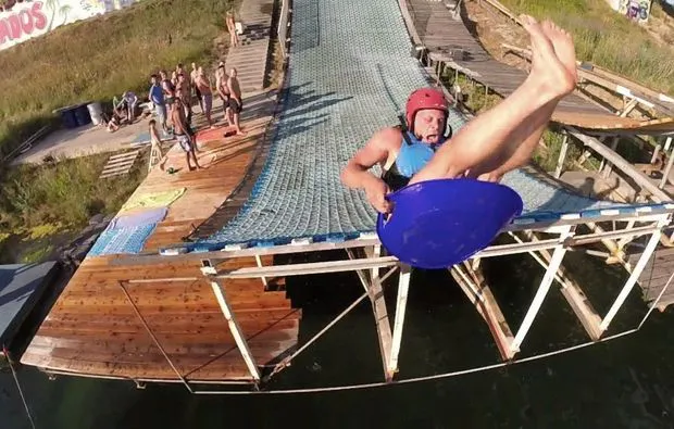 Waterramp oder Wasserschanze in Wien für 2 - 6