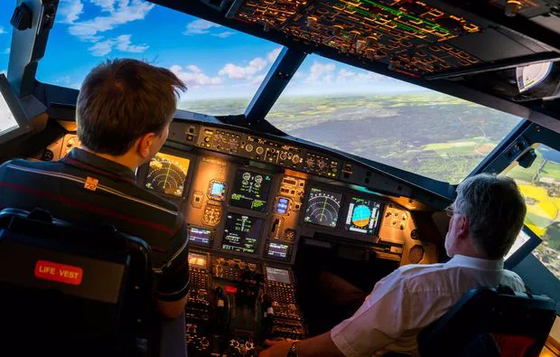 Flugsimulator Airbus A320 Dresden (45 Min.) - 1