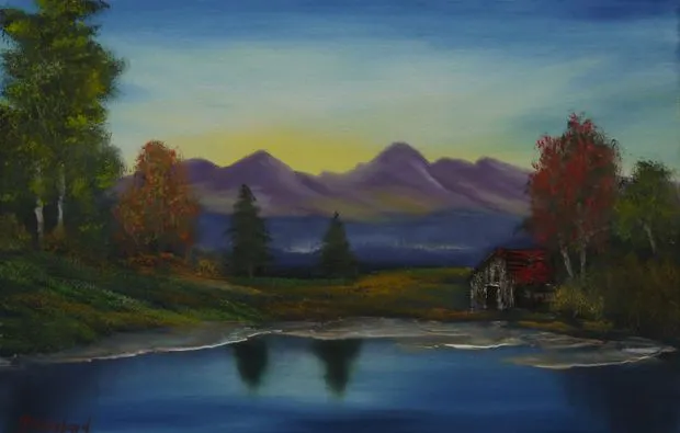 Bob Ross ® Malkurs Senden - 11