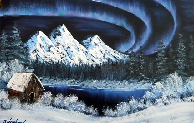 Bob Ross ® Malkurs Senden - 13