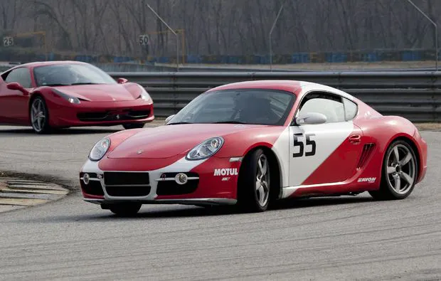 Drifttaxi Copilot Porsche Cayman Cup Castelletto die Branduzzo (2 Rdn) - 5