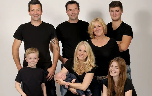 Familien-Fotoshooting Bielefeld für 6 - 2