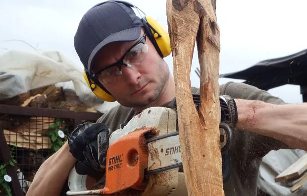 Bildhauer-Workshop mit der Kettensäge Ettlingen - 11