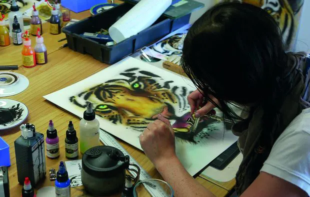 Airbrush Workshop Hamburg - 12