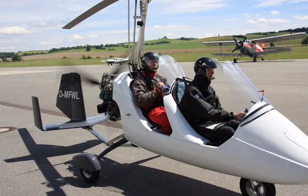 Tragschrauber Rundflug Jahnsdorf/Erzgebirge (30 Min.) - 6