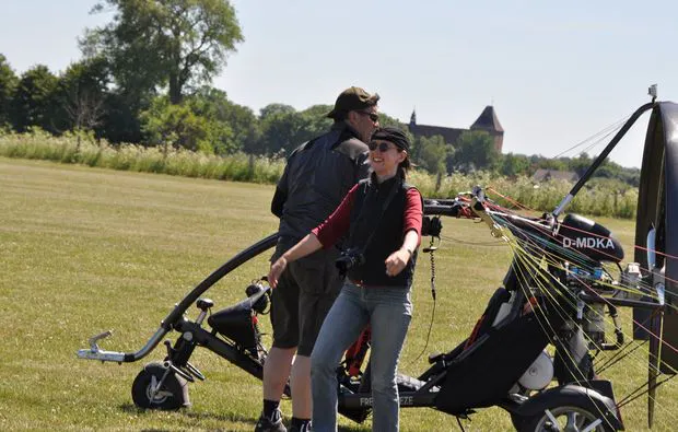 Motorgleitschirm fliegen Hörsten - 5