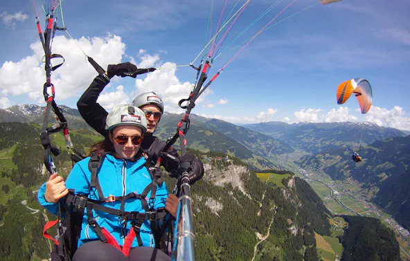 Gleitschirm Thermikflug Fügen