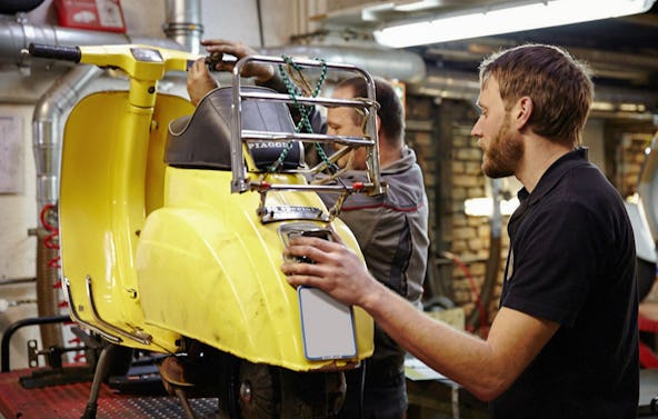 Vespa Schrauberkurs-Automatik München