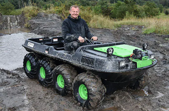 Amphibienfahrzeug Argo 8x8 fahren Raum Graz - 5