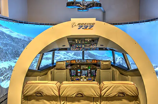 Boeing 737 Flugsimulator mit Video in Schweinfurt (VIP) - 6