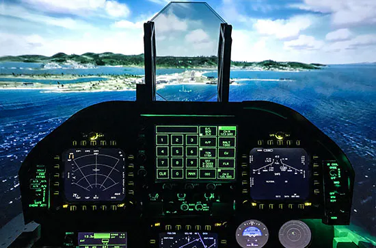 Kampfjet-Flugsimulator F/A-18 Super Hornet Raum Leipzig - 5