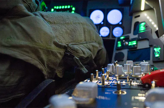 Flugsimulator Kampfjet F18 in Zürich - 7