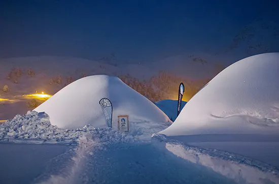 Romantische Nacht im Iglu in Kühtai für 2 - 8
