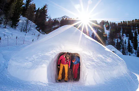 Romantische Nacht im Iglu in Südtirol für 2 - 7