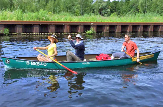 Kurzurlaub Brandenburg mit Kanadier-Tour für 2 - 5