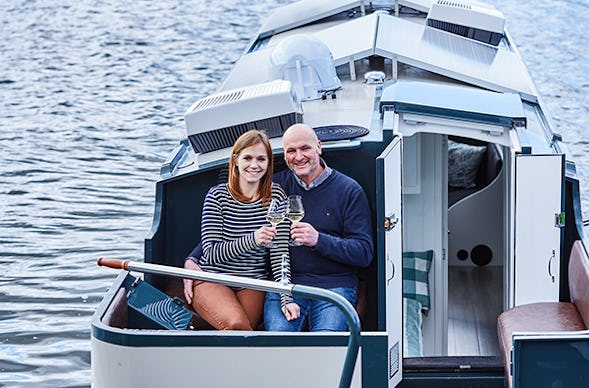 Hausboot Übernachtung in Hamburg für 2 (4 Tage)