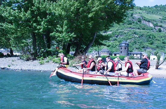 Riverrafting auf dem Rhein bei Assmannshausen - 5