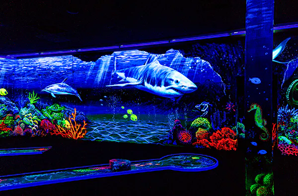 3D Schwarzlicht Minigolf Asperg - 5