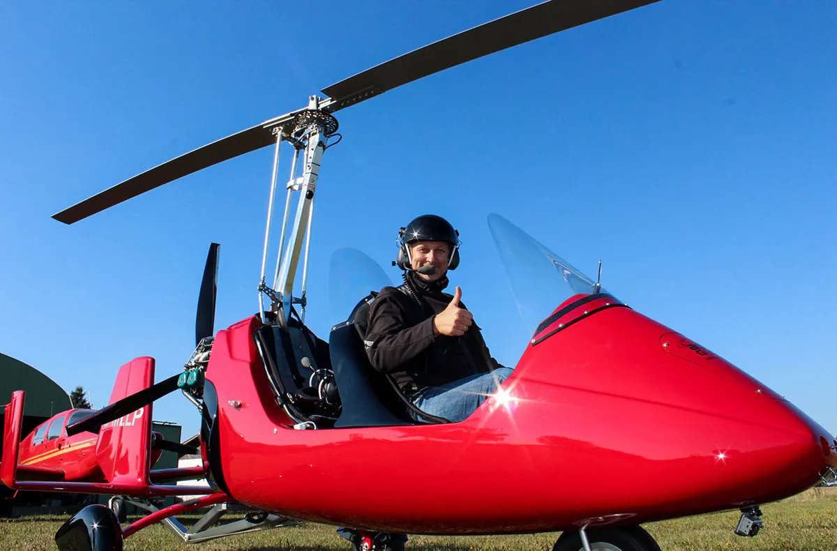 Tragschrauber Rundflug Grube - 6
