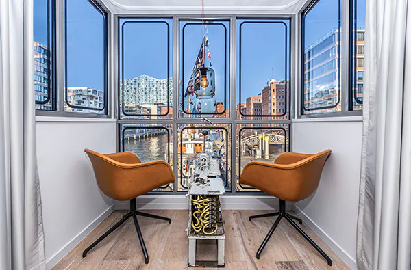 Außergewöhnlich Übernachten im Hafenkran Hamburg für 2 (1 Nacht) - 5