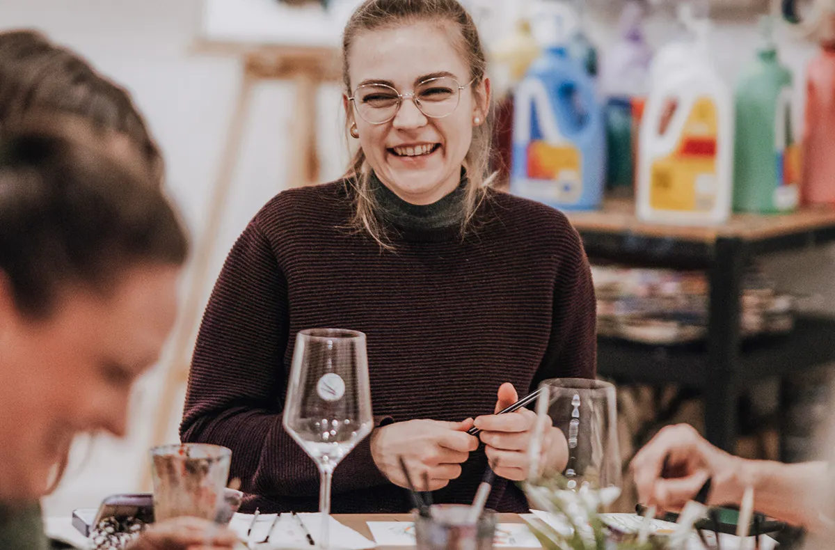 Aquarellkurs München mit Weinprobe - 6