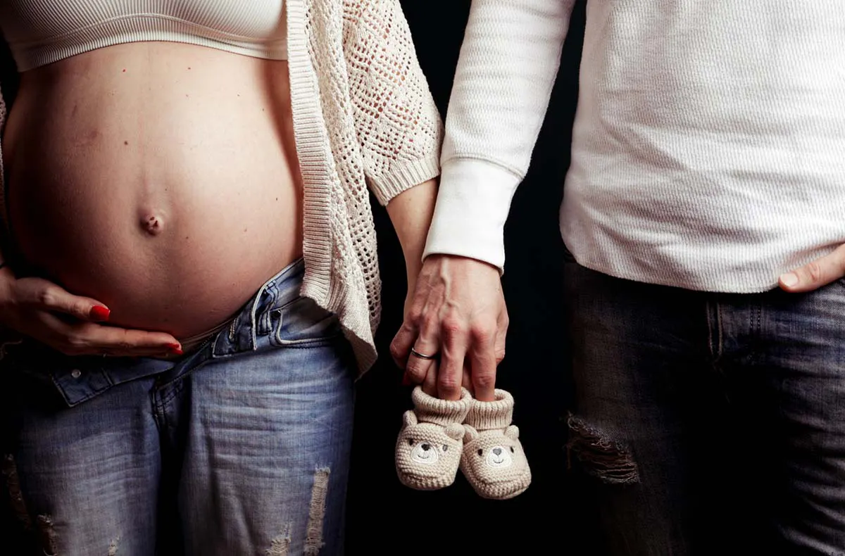Babybauch Fotoshooting Wien Zentrum - 3