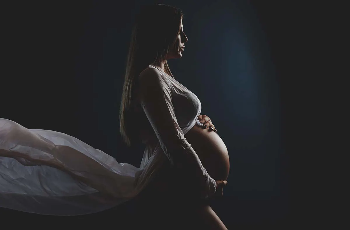 Babybauch Fotoshooting Wien Zentrum - 4