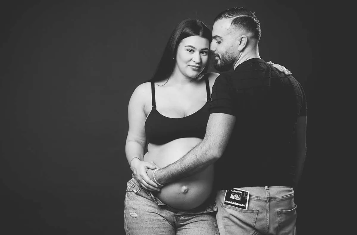 Babybauch Fotoshooting Wien Zentrum - 5