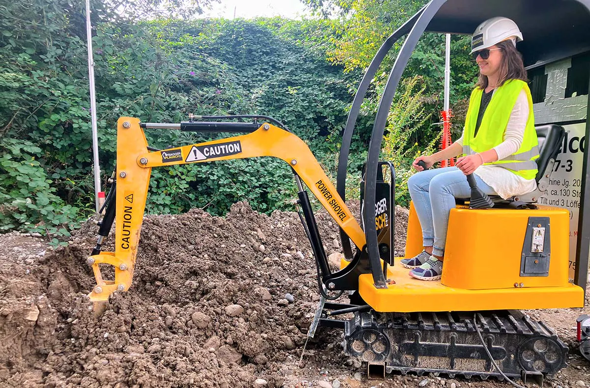 Bagger Erlebnis Gossau (kleiner Bagger) - 5