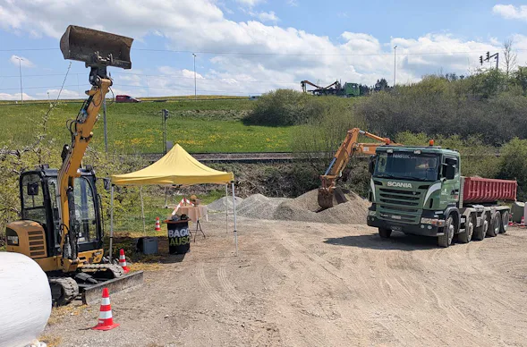 Bagger Erlebnis Gossau (mit LKW)