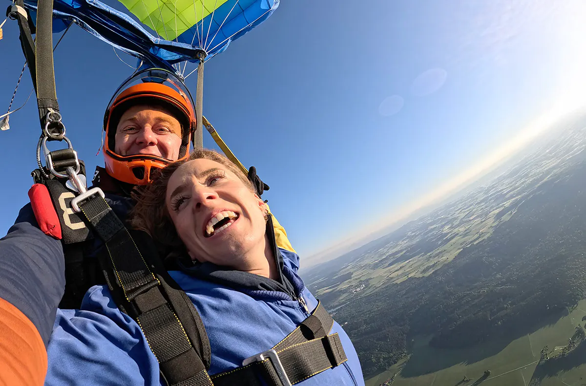 Ballon Fallschirmsprung Leutkirch im Allgäu - 6