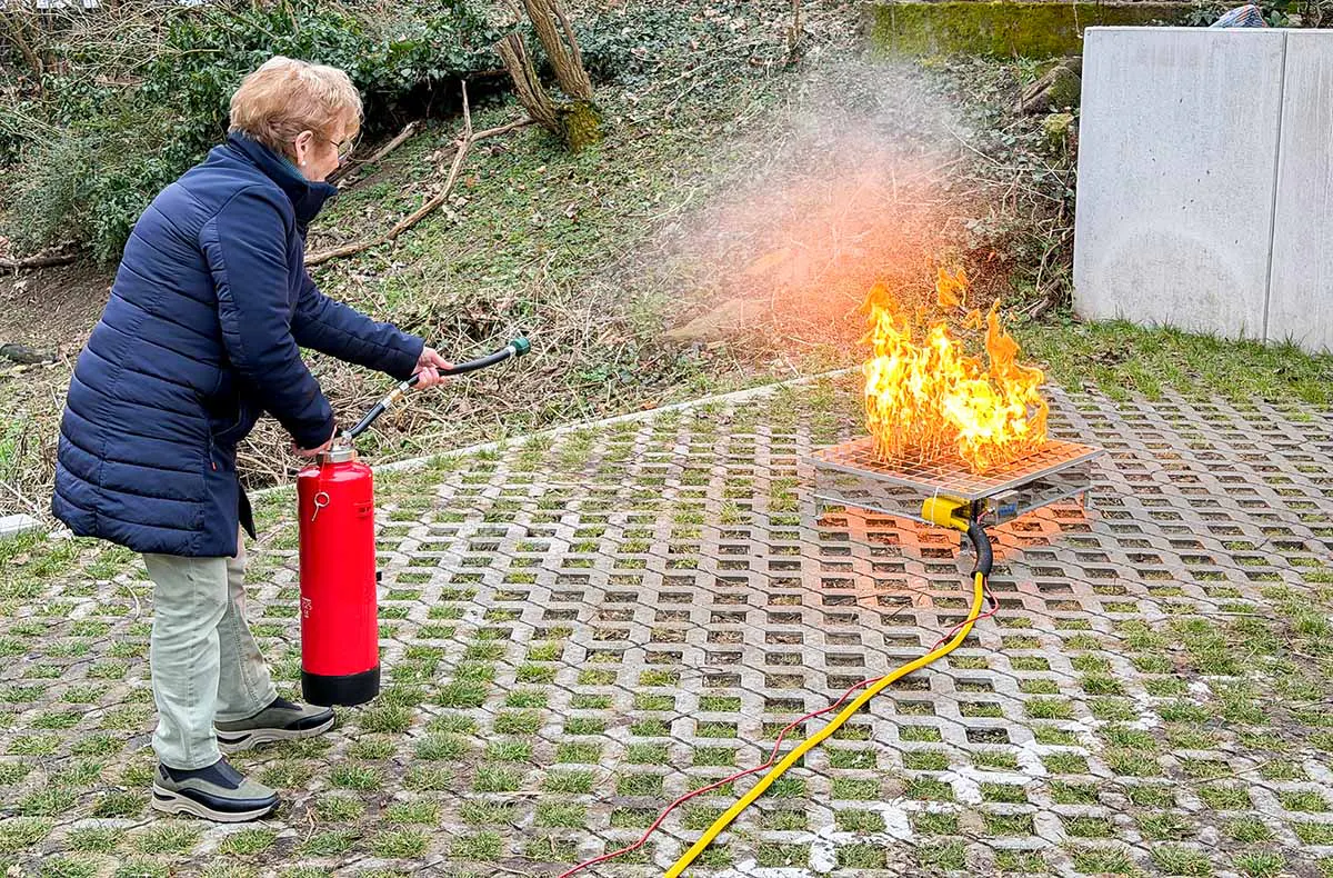 Brandschutztraining mit VR Mainz - 2