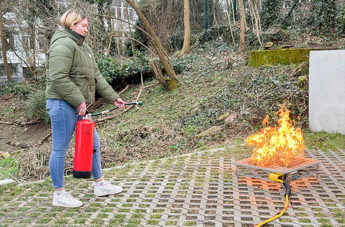 Brandschutztraining mit VR Mainz - 5