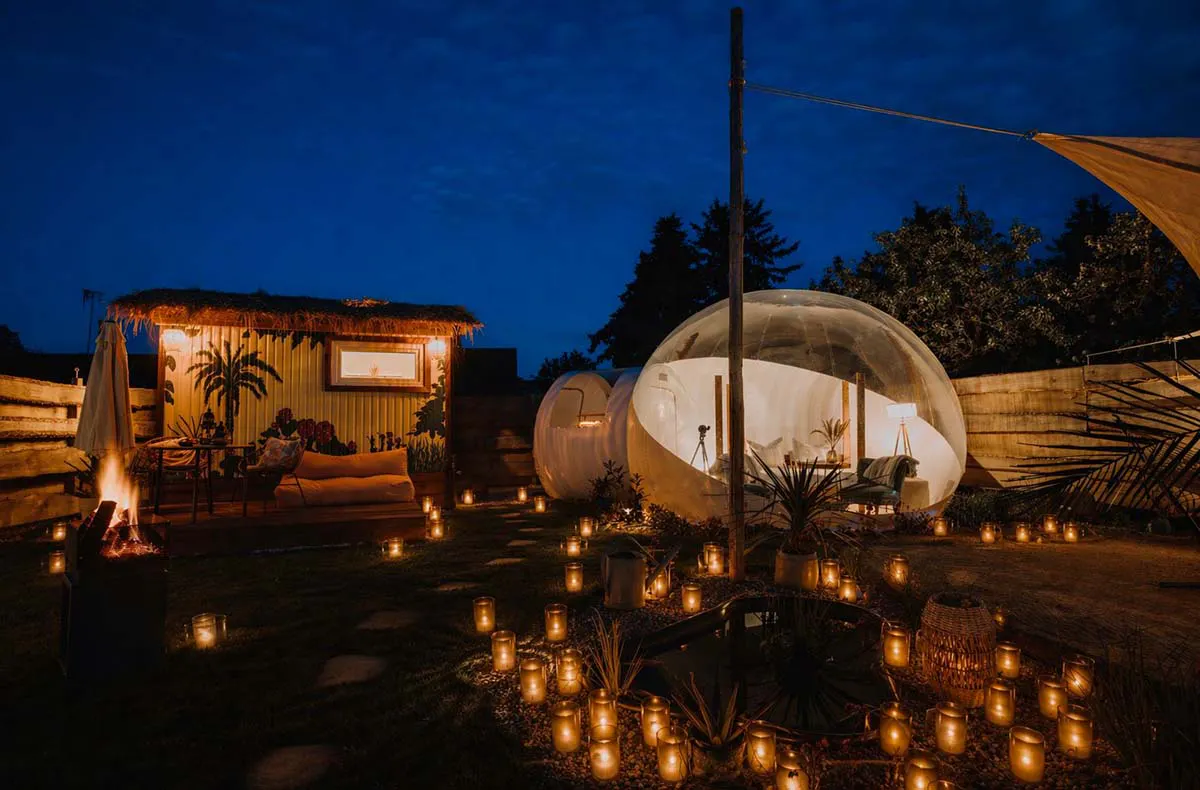 Bubble Übernachtung mit Candle-Light Romantik in Oase Unawatuna (1 Nacht) - 2