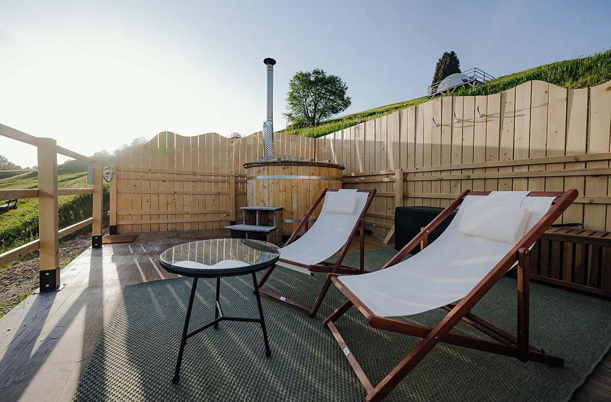 Bubble Übernachtung in der Deluxe- Suite für 2 (1 Nacht) in Graubünden - 6