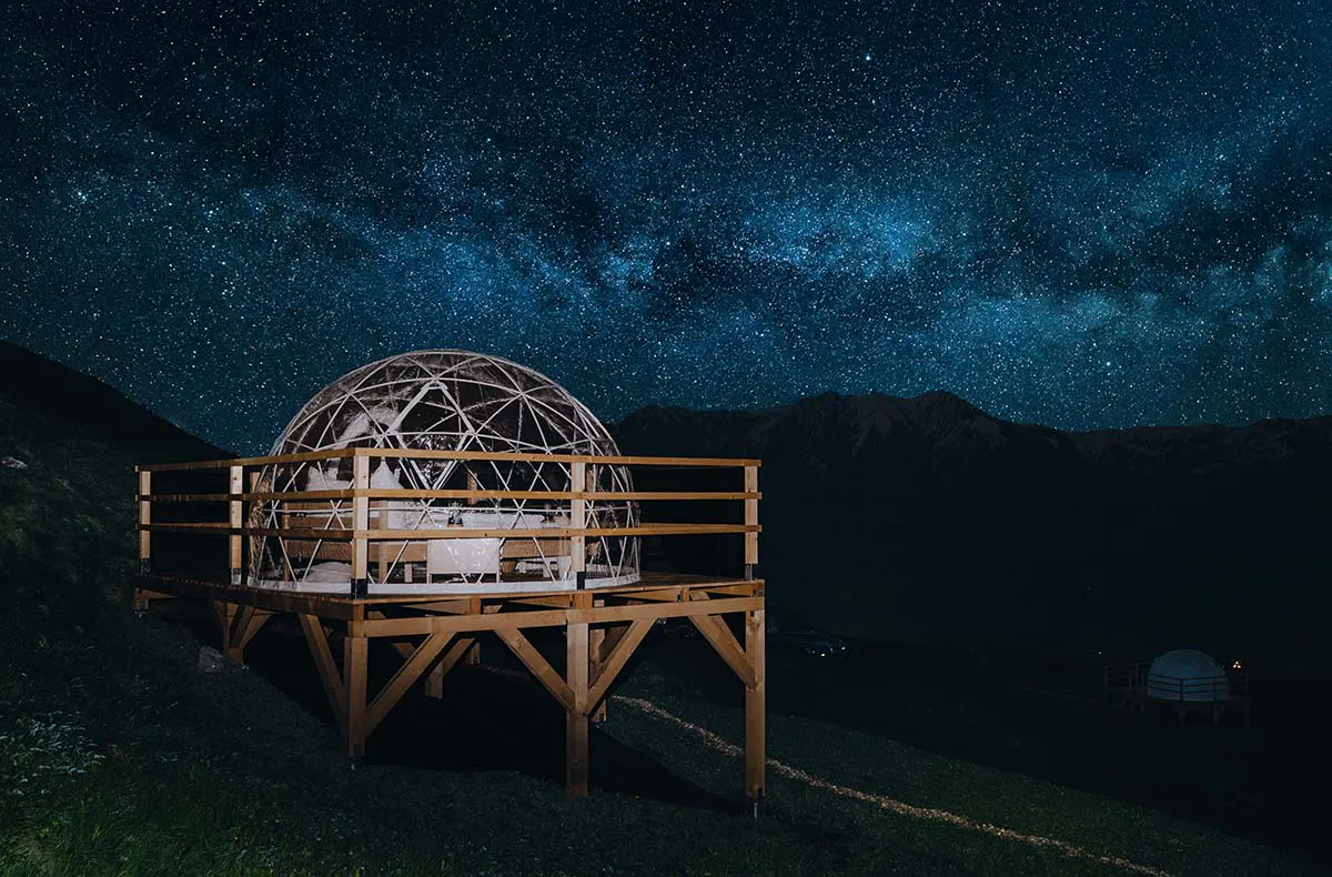 Bubble Übernachtung in der Bergfenster- Suite für 2 (1 Nacht) in Vella - 9