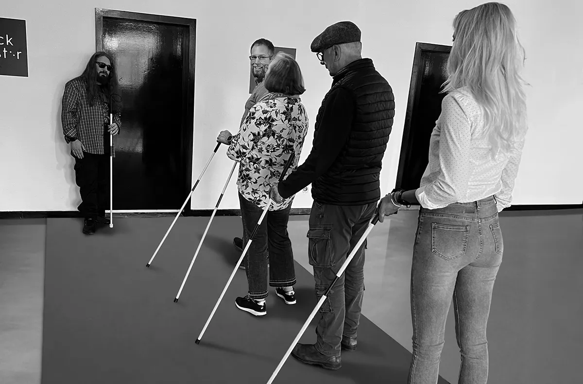 Dinner in the Dark für 2 mit Führung Essen - 6